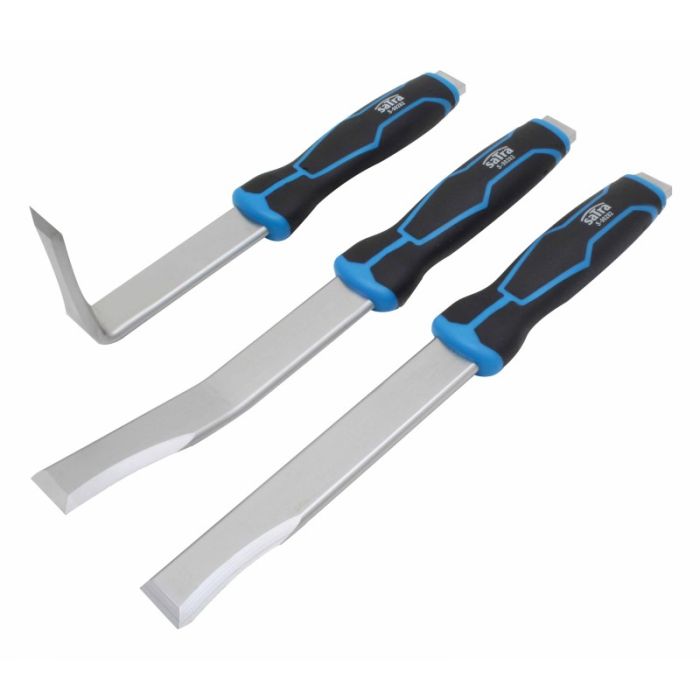 SET DI 3 SCALPELLI PER LAMIERA.