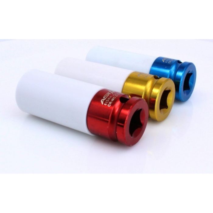 Set Bussole Dadi Ruote Teflon Rinforzate 1/2 