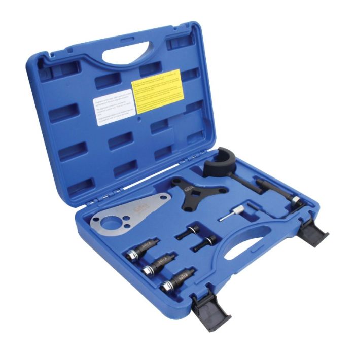 Kit professionale per la messa in fase e il bloccaggio della distribuzione dei motori diesel Hyundai e Kia 1.6 CRDi