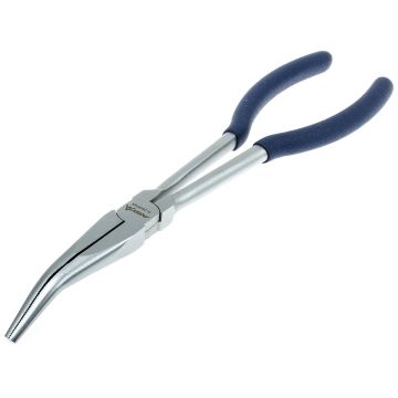 Pinza a becco lungo curvo 45°