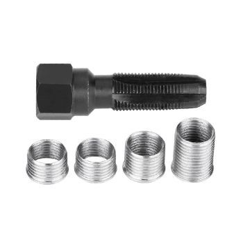 Set per la re-filettatura fori candele 5 pezzi
