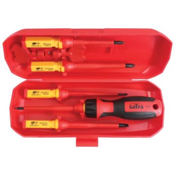 SET DI CACCIAVITI ISOLATI VDE, 7 PEZZI