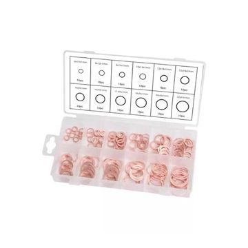 Assortimento Rondelle Rame 150 pz.