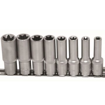Set Bussole Torx Femmina Lunghe 1/2 ASTA.