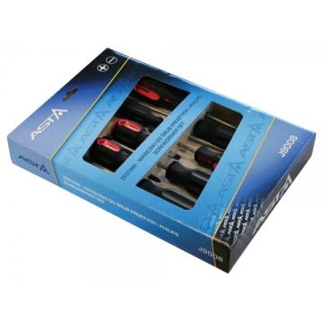 Set Cacciaviti Croce e Taglio 8 pz. ASTA