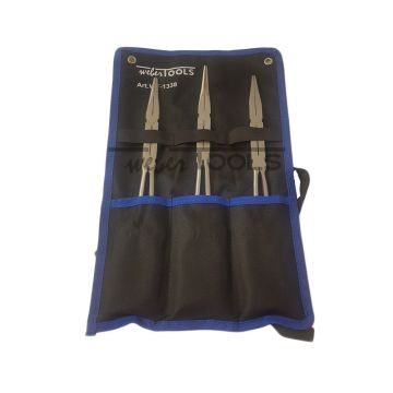 Serie 3 pinze a doppio fulcro extra lunghe