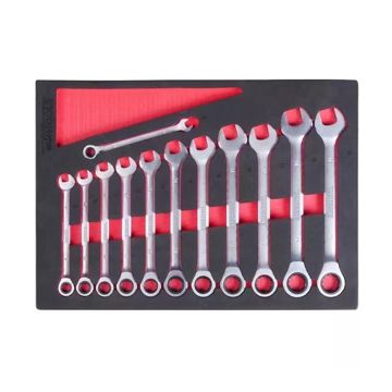 Set Chiavi a Cricchetto Fisse 8-19